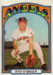 1972 Topps Baseball Cards      289     Syd O'Brien
